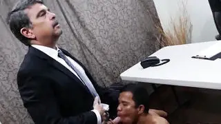 Naughty invites Asian butt muncher Alex home to play